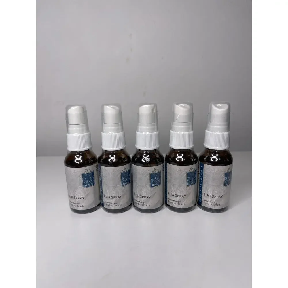 Set of 5 Wise Woman Herbals — Aromatherapy Bug Spray + Essential Oils  — 1oz NEW